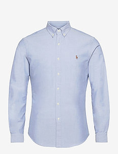 Slim Fit Oxford Shirt - basic skjortor - bsr blue