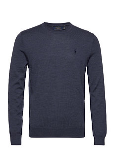 Polo Ralph Lauren Slim Merino Sweater - Rund hals | Boozt.com