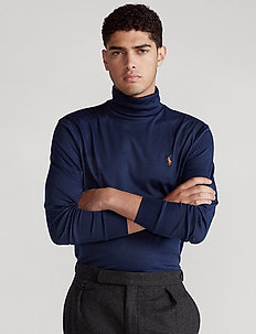 ralph lauren soft cotton turtleneck