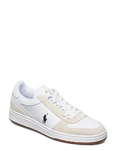 Court Leather & Suede Sneaker - niedriger schnitt - white/newport nav