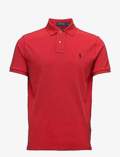Custom Slim Fit Mesh Polo - short-sleeved polos - rl2000 red