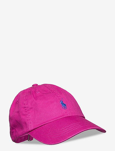 Cotton Chino Ball Cap - caps - vivid pink
