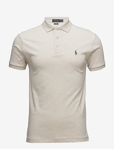 Slim Fit Soft-Touch Polo Shirt - polo shirts - american heather
