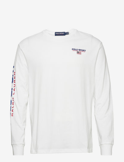 Classic Fit Polo Sport Jersey T-Shirt - podstawowe koszulki - white