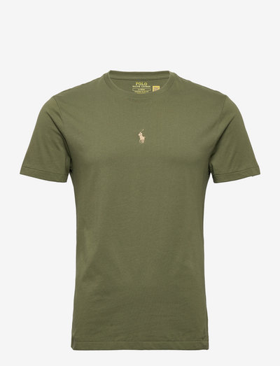 Polo Ralph Lauren Custom Slim Fit Jersey Crewneck T-shirt (Army Olive), (45  €) | Large selection of outlet-styles 