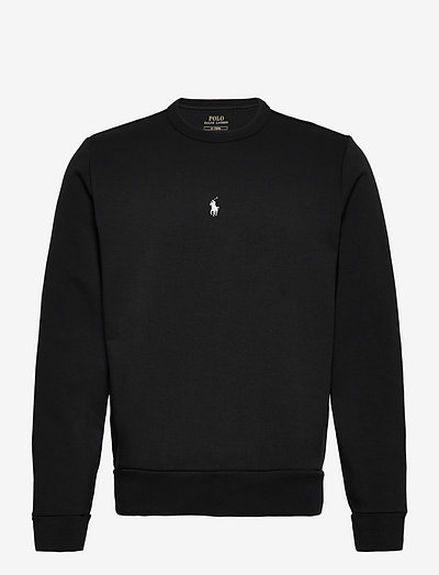 Double-Knit Crewneck Sweatshirt - clothing - polo black