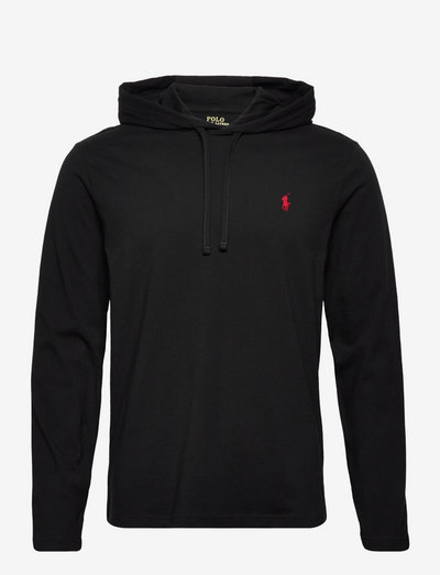 Jersey Hooded T-Shirt - hoodies - polo black/c3870