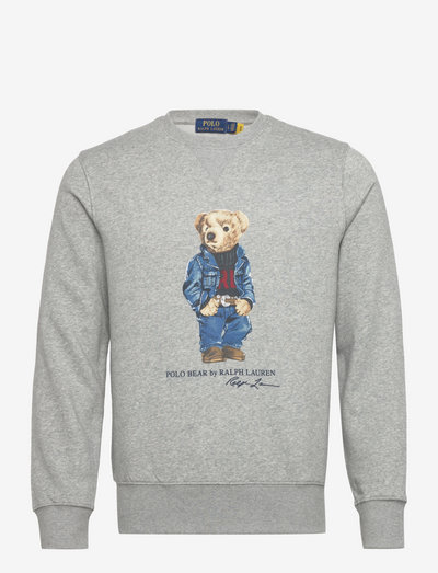 Polo Bear Fleece Sweatshirt - plīša džemperi - andover heather d