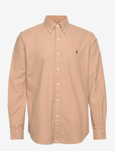 Custom Fit Flannel Shirt - basic-hemden - vintage khaki