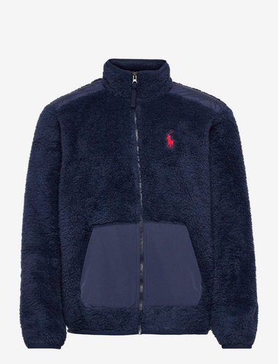 Hybrid Fleece Jacket - swetry pluszowe - newport navy
