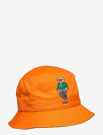 Polo Bear Chino Bucket Hat - bucket hats - sailing orange