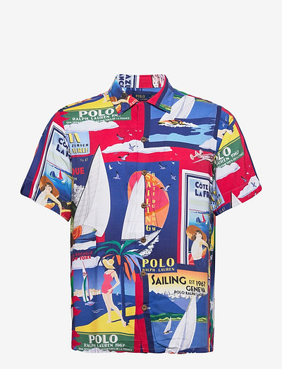 The Travel-Poster Camp Shirt - chemises de lin - 5188 deco cruisin
