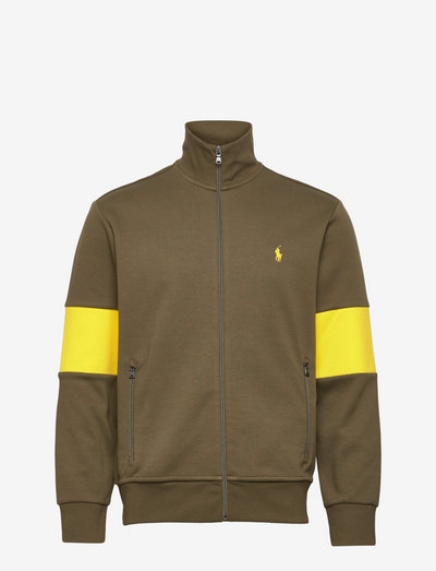 yellow and black polo jacket