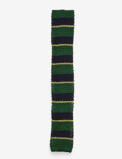 Polo Ralph Lauren Striped Knit Silk Tie (Green/navy/gold), ( €) |  Large selection of outlet-styles 