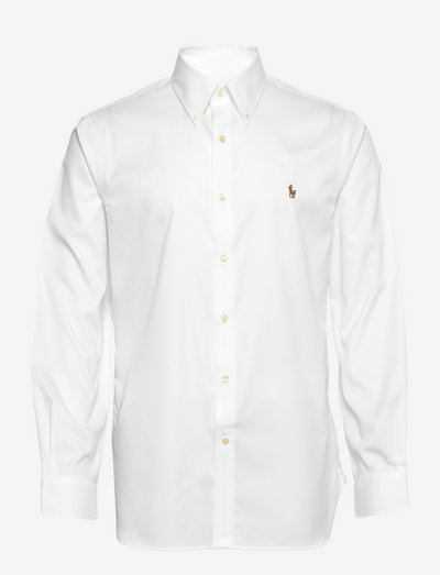 Slim Fit Oxford Shirt - chemises basiques - white