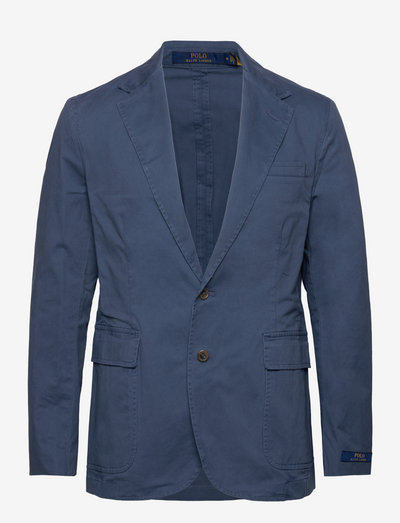 Polo Unconstructed Chino Suit Jacket - blazers met enkele rij knopen - clancy blue