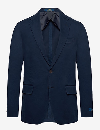 Soft Stretch Chino Suit Jacket - single breasted blazers - bright navy