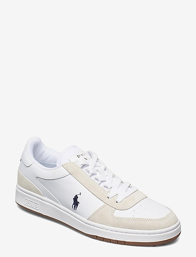 Court Leather & Suede Sneaker - vedenpitävät lenkkarit - white/newport nav