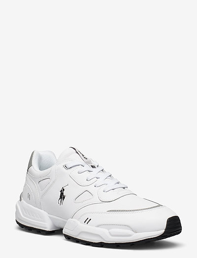 Jogger Leather-Paneled Sneaker - chunky sneakers - white/black pp