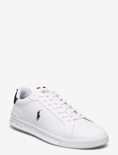 Heritage Court II Leather Sneaker - baskets basses - white/navy/red