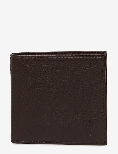 Coin-Pocket Leather Wallet - wallets - brown