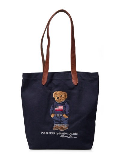 polo bear twill shopper tote