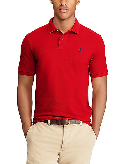 Polo Ralph Lauren Custom Slim Fit Mesh Polo Shirt - Short-sleeved polos |  Boozt.com