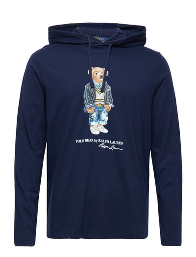 big pony cotton hooded tee