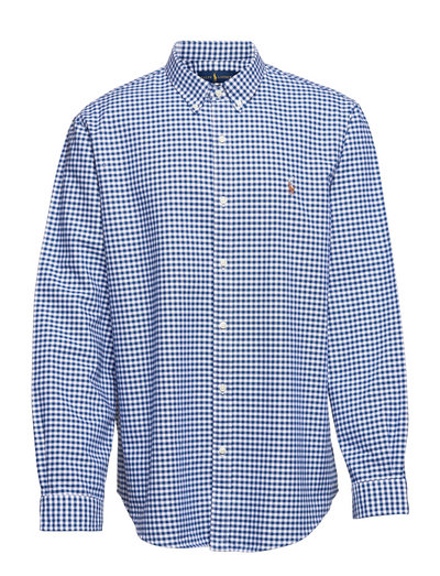 ralph lauren blue gingham shirt