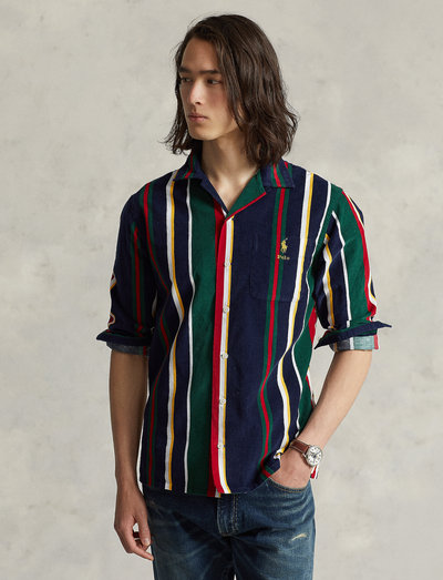 Polo Ralph Lauren Classic Fit Striped Corduroy Camp Shirt - Casual shirts -  