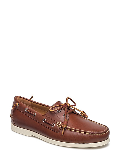 Polo Ralph Lauren Merton Leather Boat Shoe - Boat shoes - Boozt.com