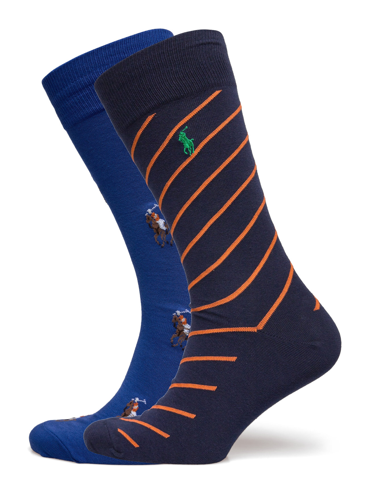 Allover Pony & Striped Sock 2-Pack Sokker Strømper Multi/patterned Polo Ralph Lauren