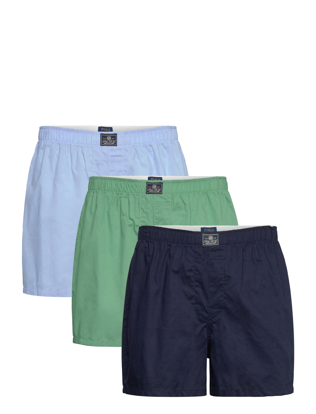 Polo Ralph Lauren Underwear Cotton Boxer 3-Pack Blå