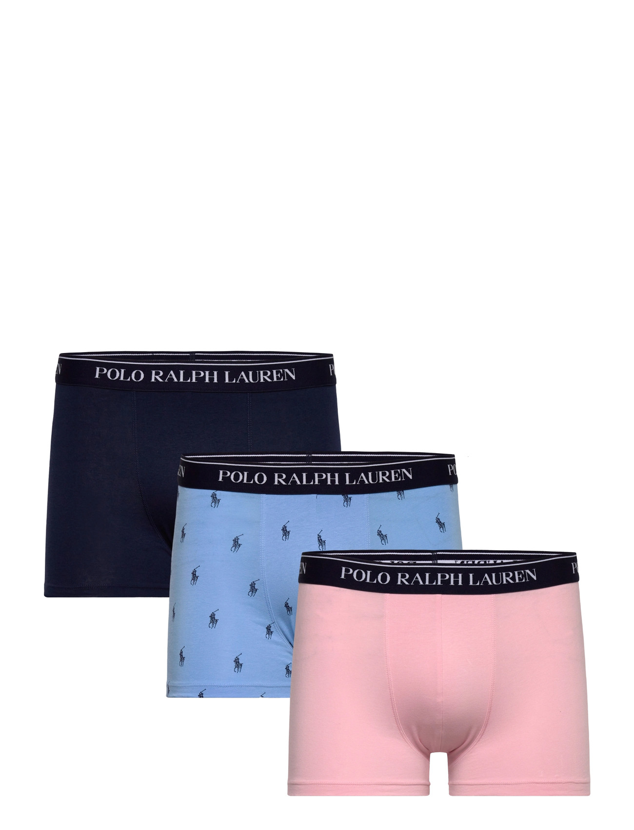 Polo Ralph Lauren Classic Stretch-Cotton Trunk 3-Pack, S, Pink, Undertøj > Boksere, Herre