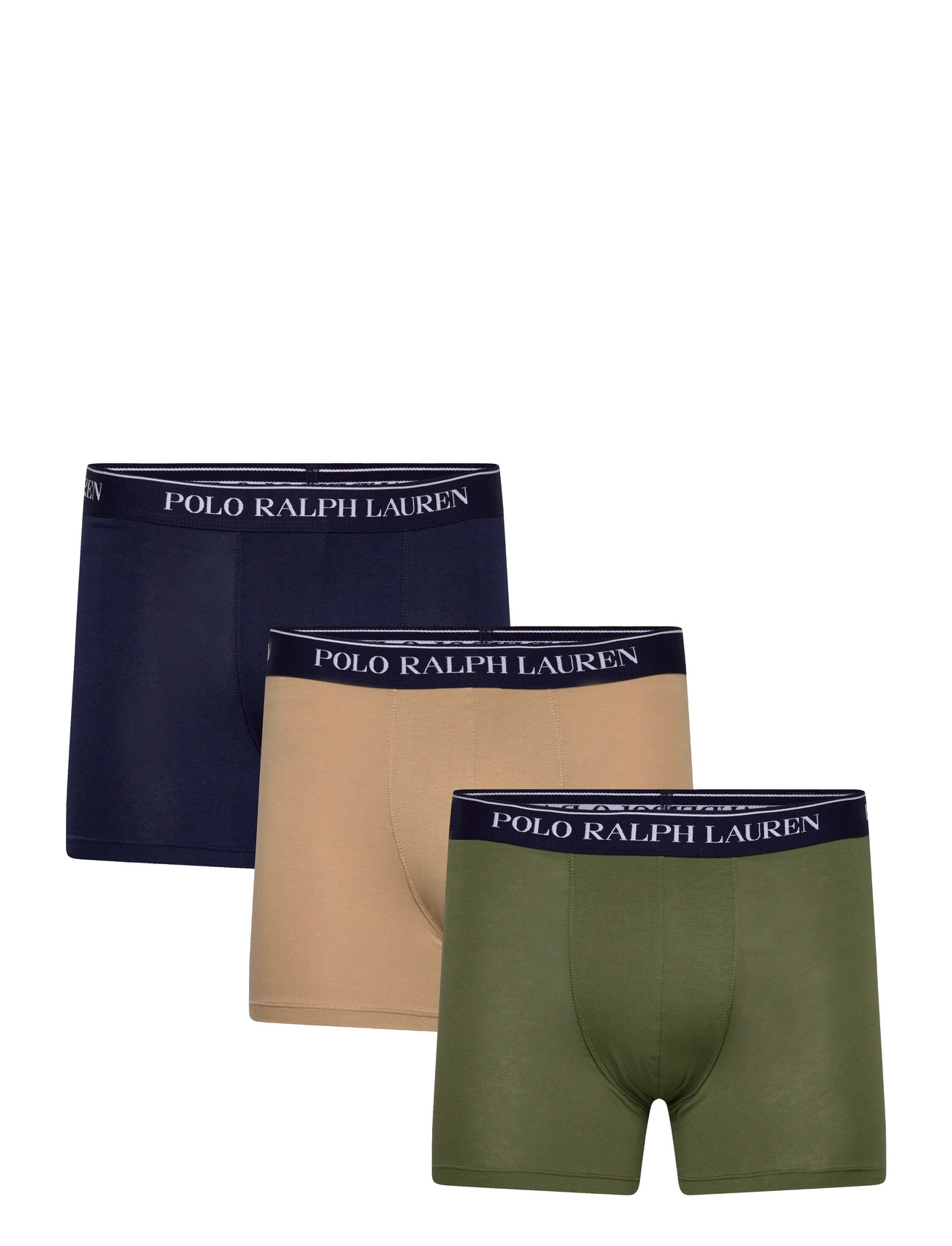 Polo Ralph Lauren Stretch Cotton Boxer Brief 3-Pack, XL, Navy, Undertøj > Boksere, Herre