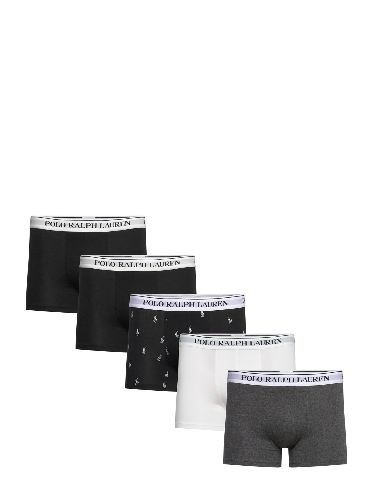 Polo Ralph Lauren Underwear Classic Stretch Cotton Trunk 5-Pack Svart