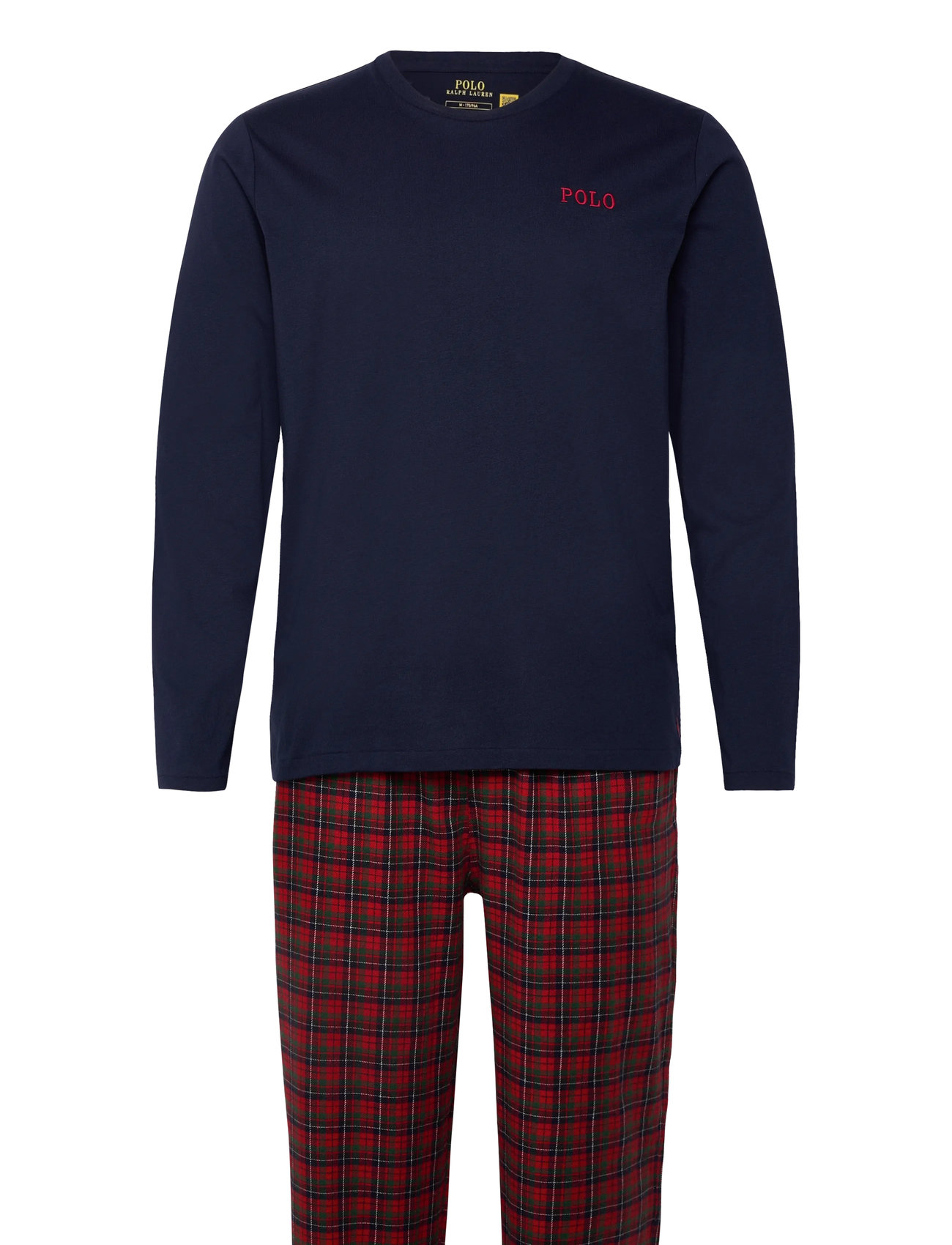 Polo Ralph Lauren Cotton Jersey & Plaid Flannel Sleep Set