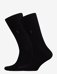 Rib-Knit Trouser Socks - BLACK