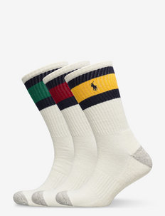 Camo Crew Sock 3-Pack - regular socks - wht rd/wht ylw/wh