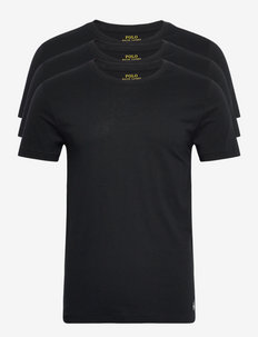 Slim Crewneck 3-Pack - multipack t-skjorter - 3pk black/black/b