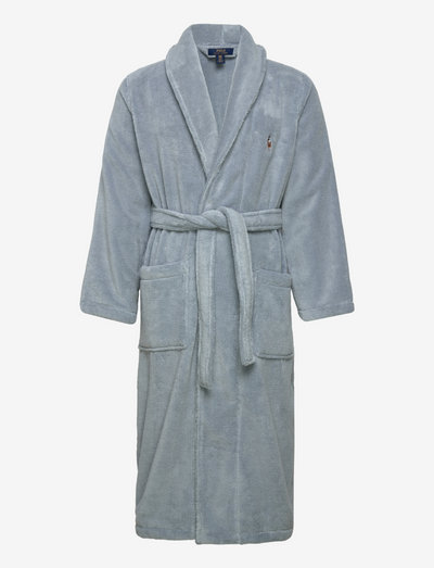 Cotton Terry Robe - peignoirs - blue note