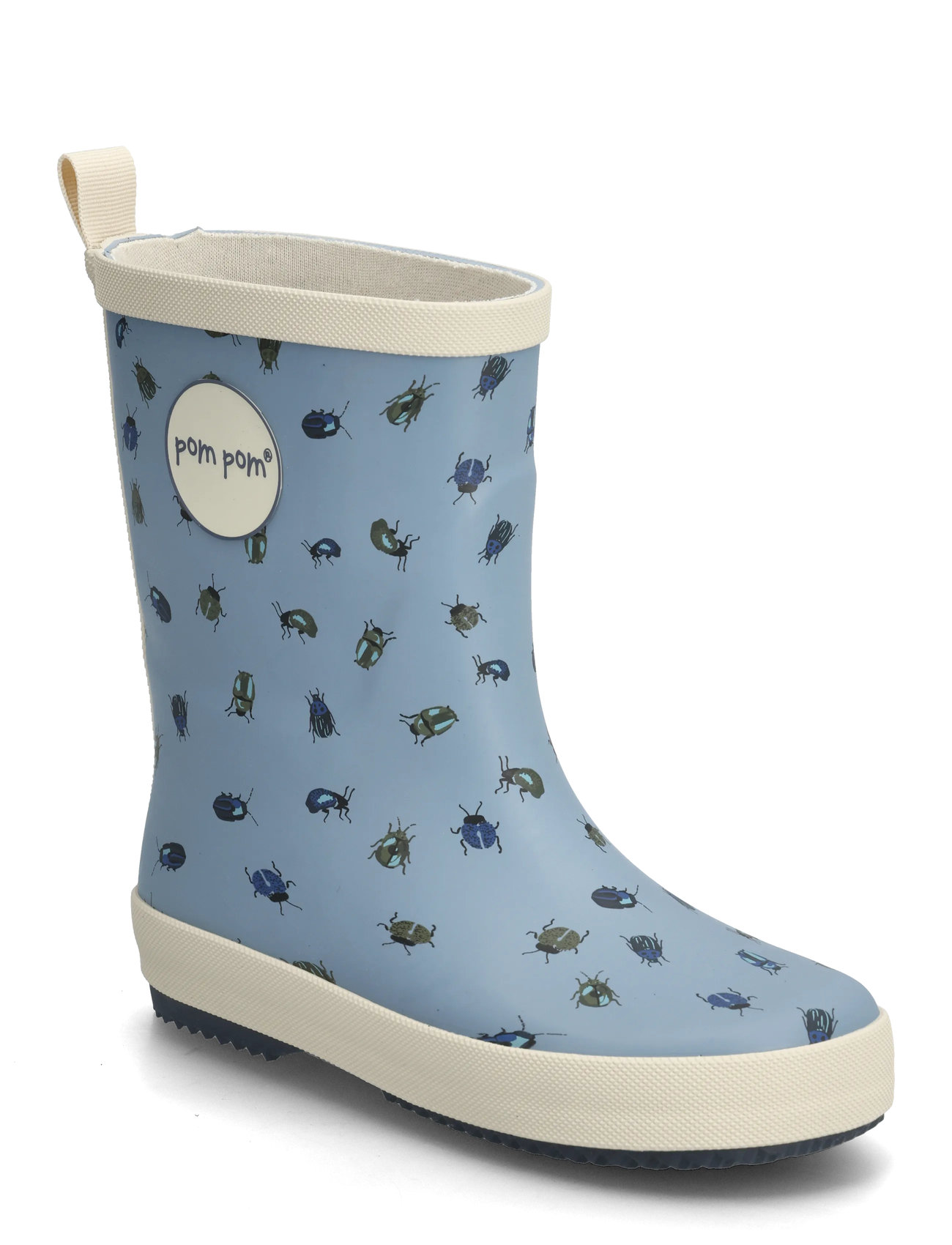 POM POM Gumboots Aop Blau - 21 - Kinder