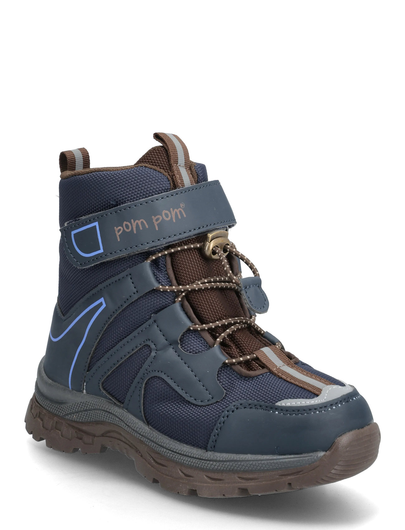 POM POM Pmwilder Trecking Stiefel Navy - 28 - Kinder