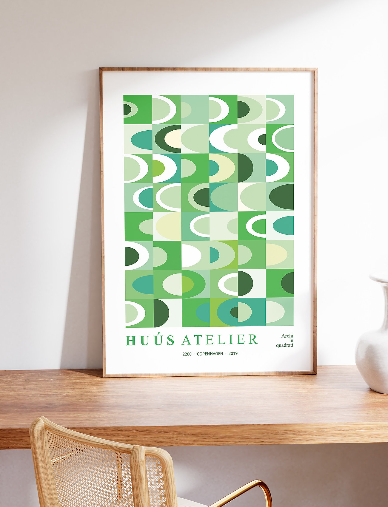 Poster & Frame Archi-Rosa, 70X100 cm, Multi/patterned, Dekoration > Plakater, Unisex
