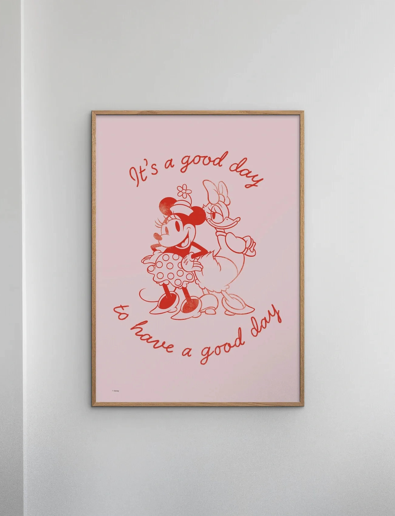 Poster & Frame Disney - It’s A Good Day To Have A Good Day, 30X 40 cm, Pink, Plakater Og Rammer > Plakater, Børn