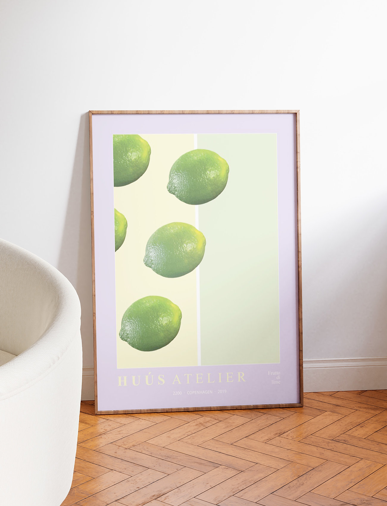 Poster & Frame Frutto-Di-Lime, 70X100 cm, Multi/patterned, Plakater > Botaniske, Unisex