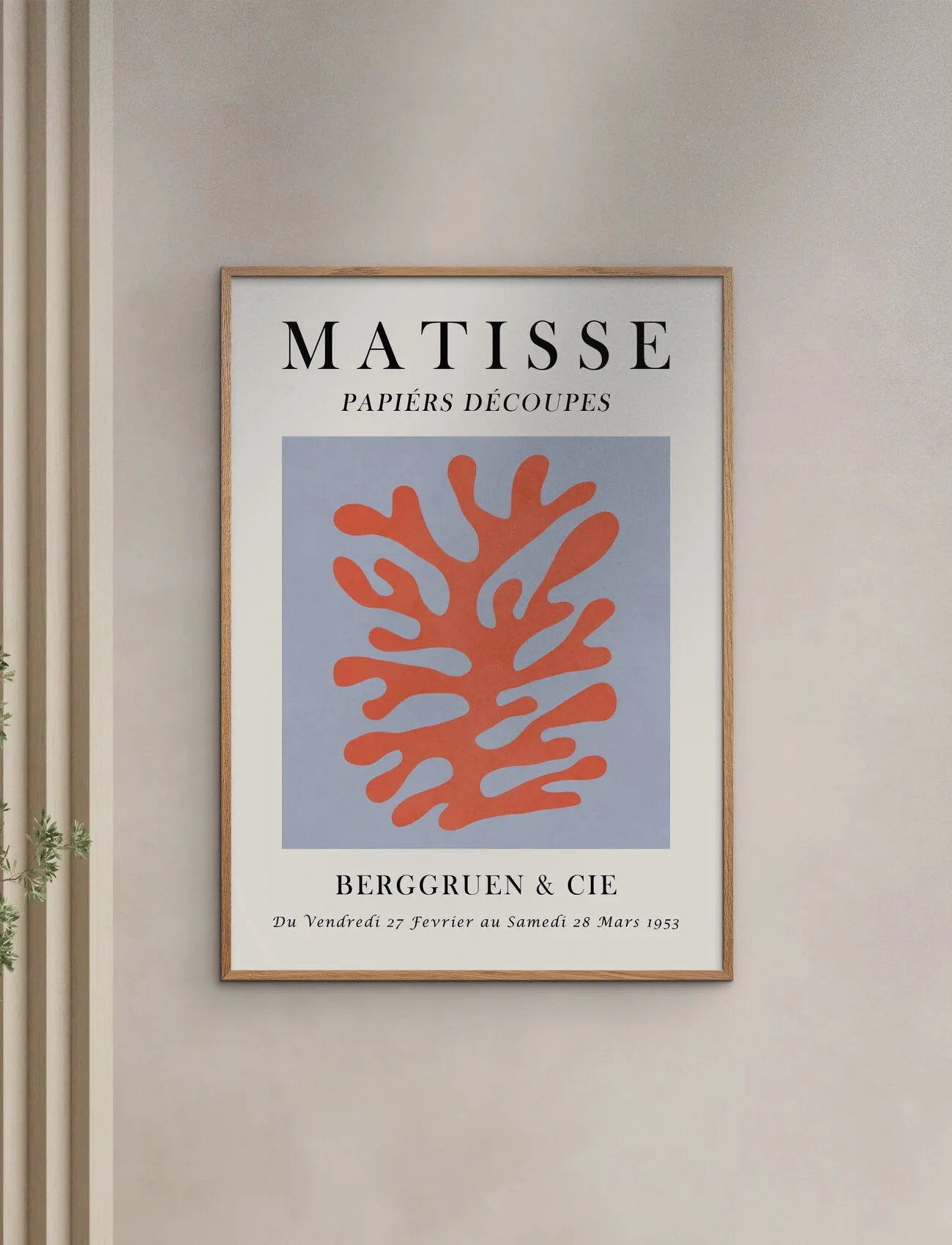 Poster & Frame Vitor Costa - Matisse Floral Poster 8, 50X70 cm, Multi/patterned, Plakater > Illustrationer, Unisex