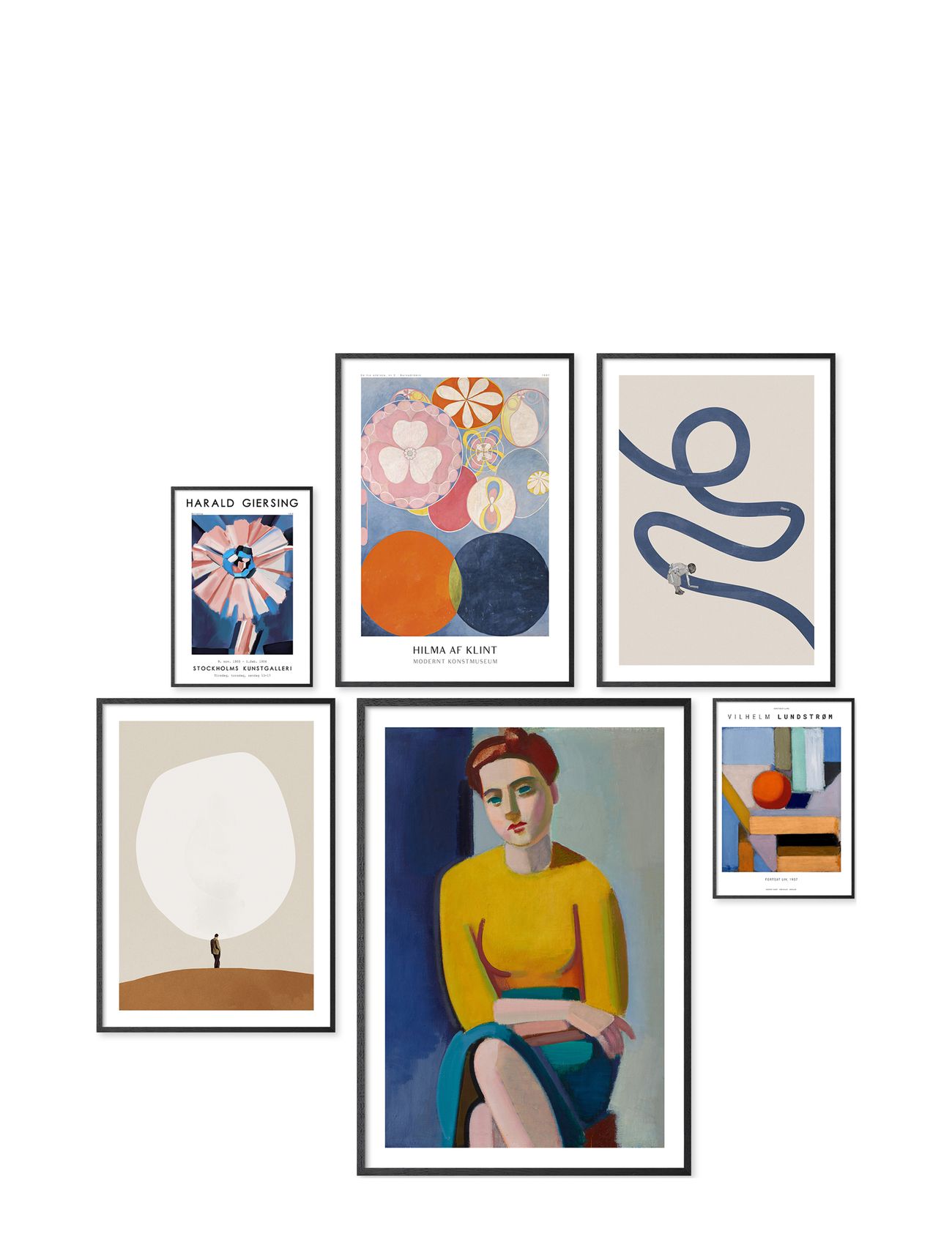 Poster & Frame Nordic, One Size, Multi/patterned, Plakater > Gallerivægge, Unisex