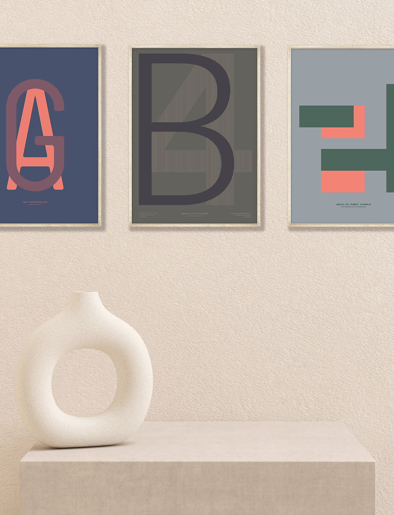 Poster & Frame Ilwt-Ag, 50X70 cm, Blue, Plakater > Illustrationer, Unisex