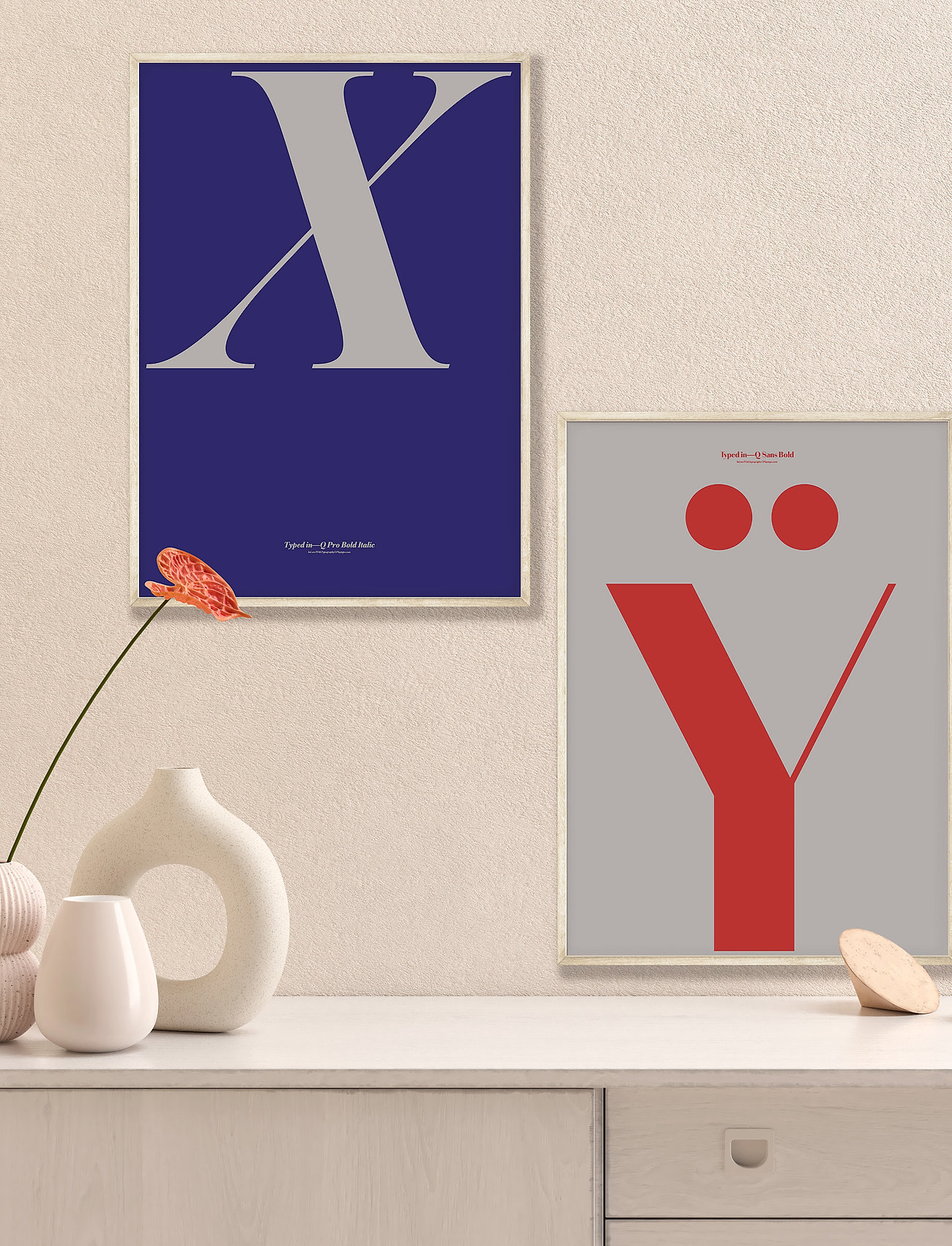 Poster & Frame Ilwt-Y, 50X70 cm, Multi/patterned, Plakater > Illustrationer, Unisex